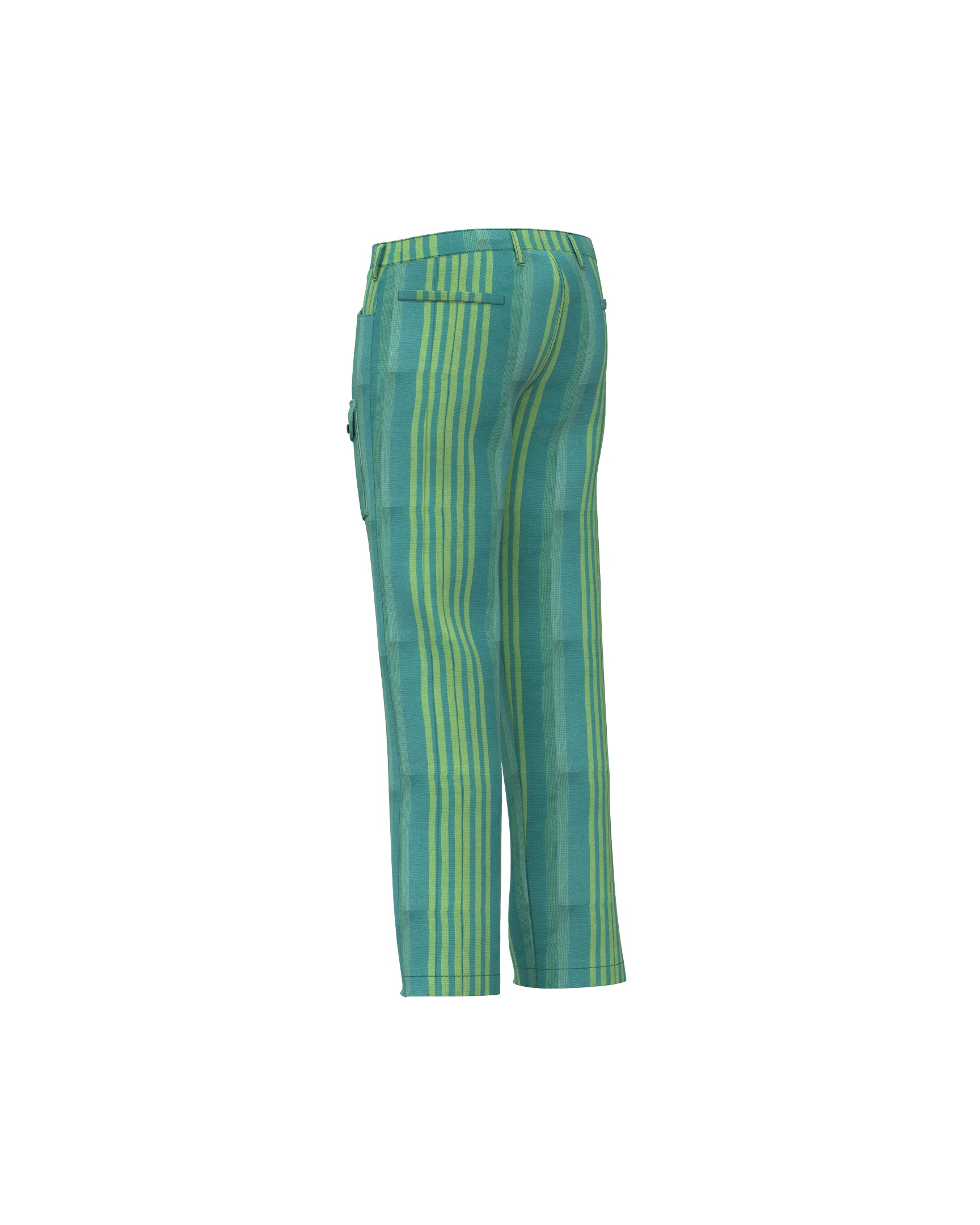 Teal-green cargo pants 1.0