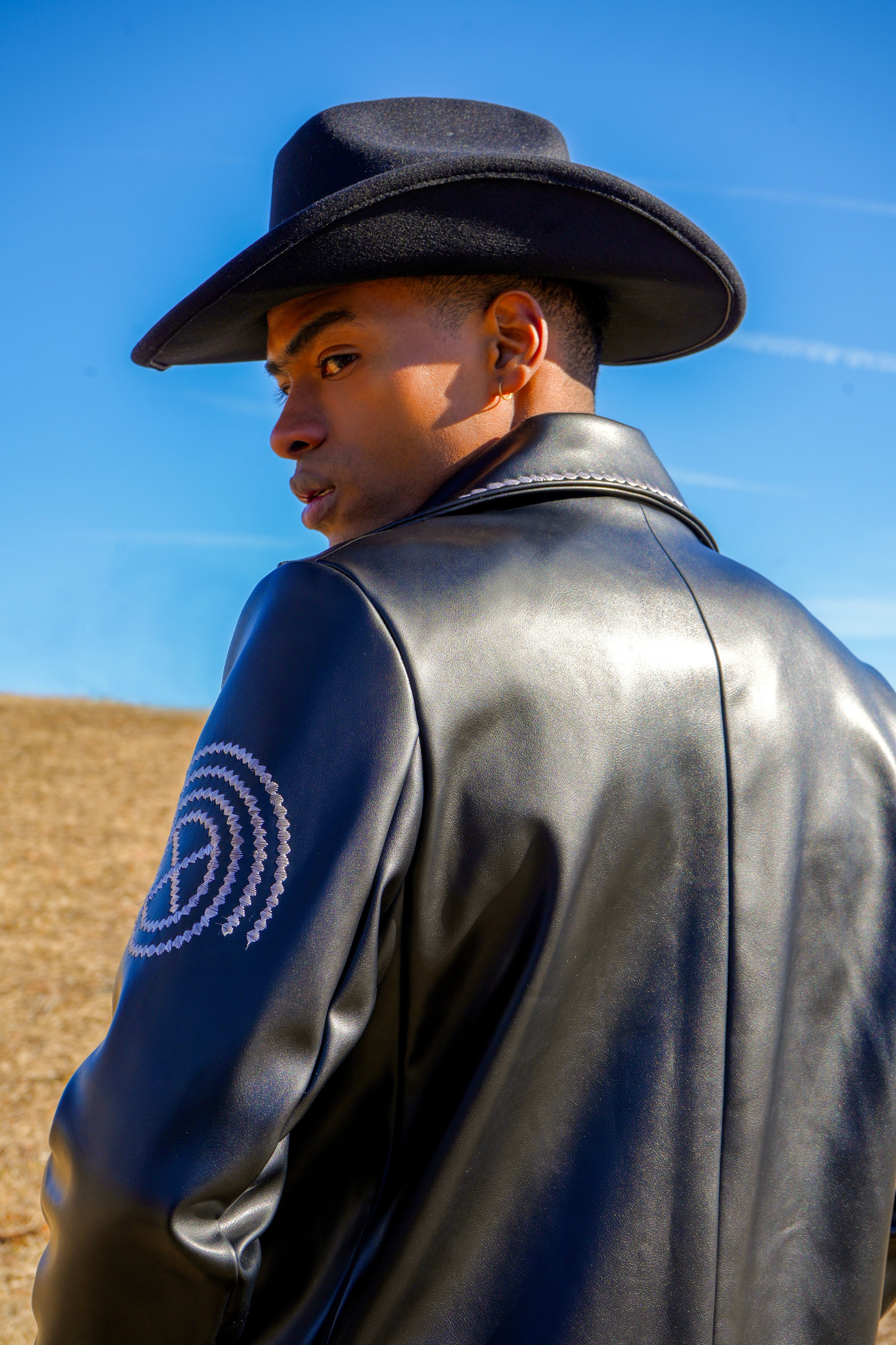 Unisex Leather Coat