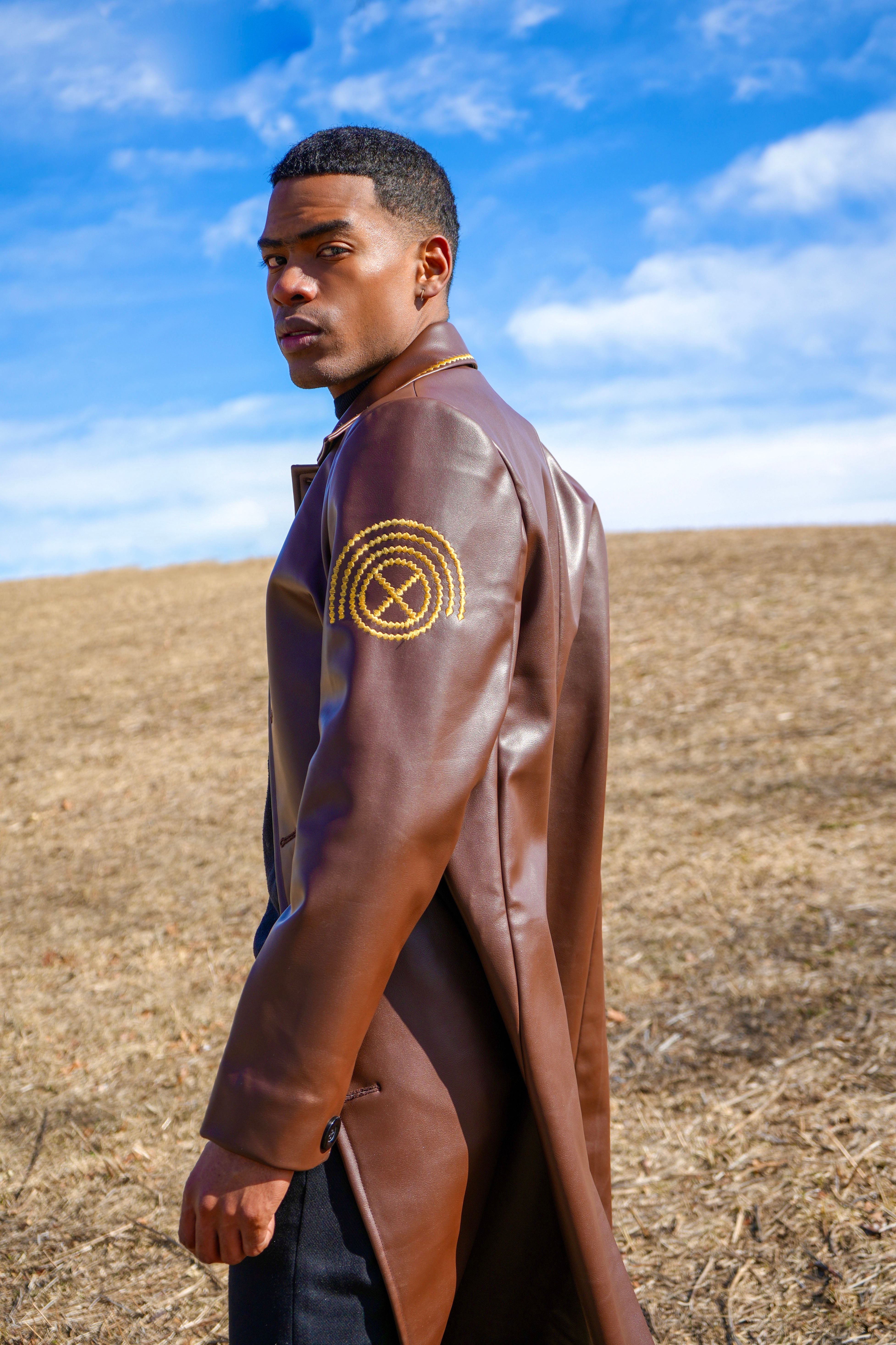 Unisex Leather Coat