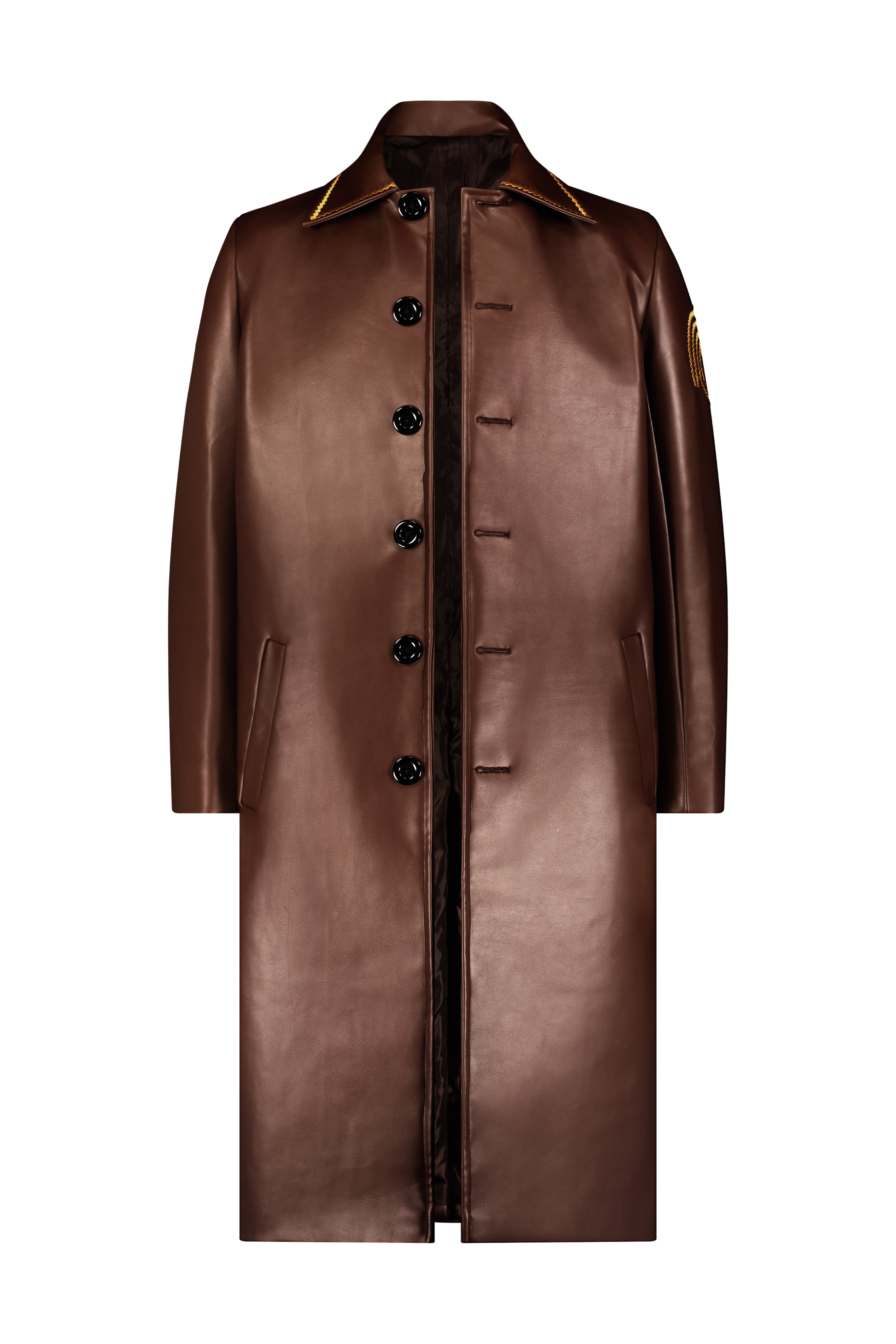 Unisex Leather Coat