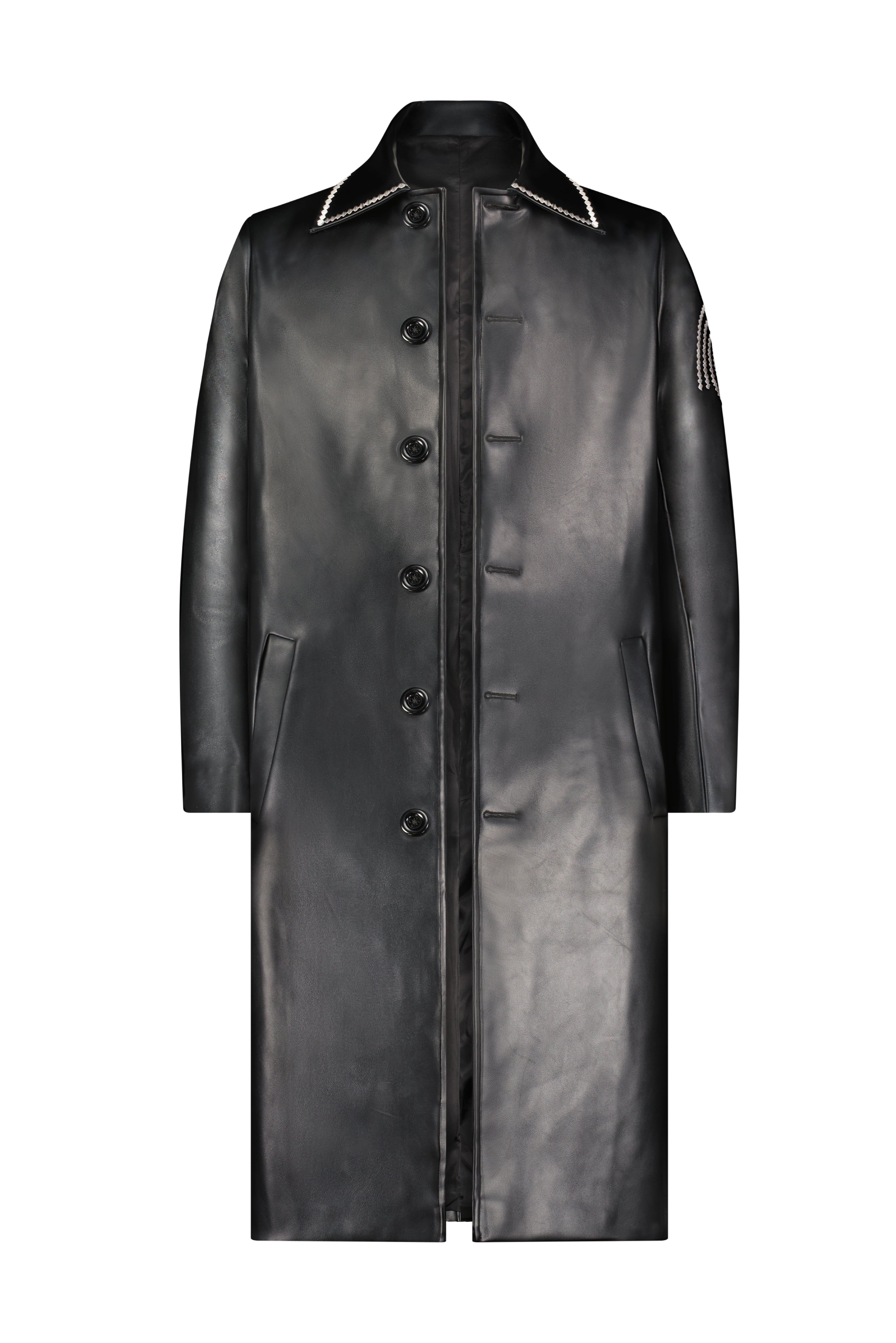 Unisex Leather Coat